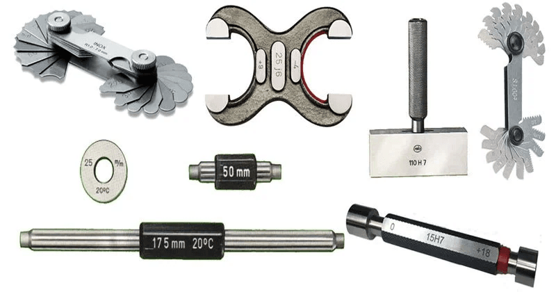 Çeşitli Ölçüm Aletleri ve Mastarlar